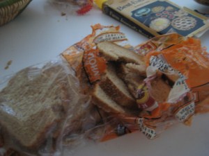 destroyed bread